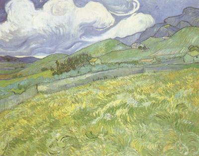Vincent Van Gogh Mountainous Landscape behind Saint-Paul Hospital (nn04) Sweden oil painting art